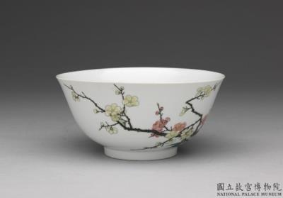 图片[2]-Bowl with plum and bamboo in falangcai painted enamels, Qing dynasty, Yongzheng reign 1723-1735-China Archive